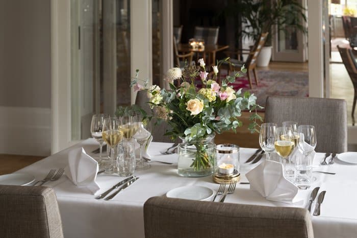 Bröllopsdukning i Mästarvillan