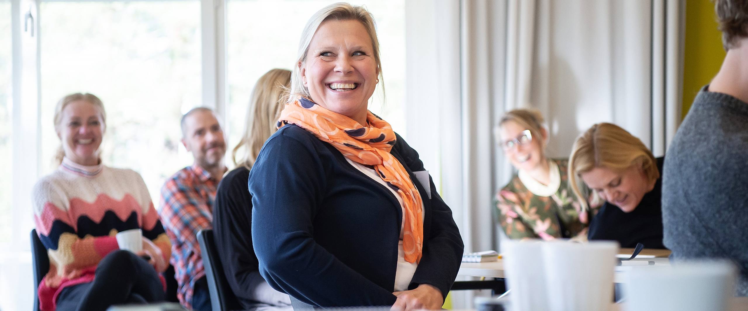 Människor som har möte